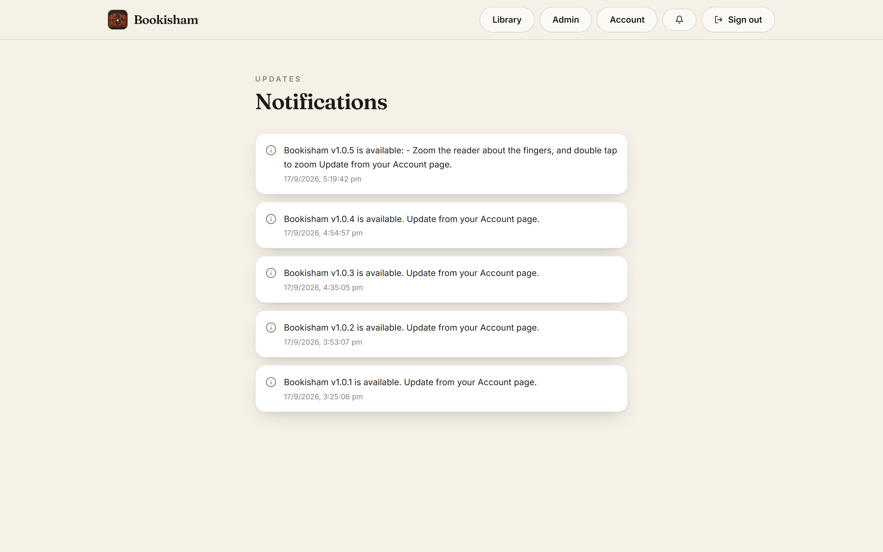 Notifications