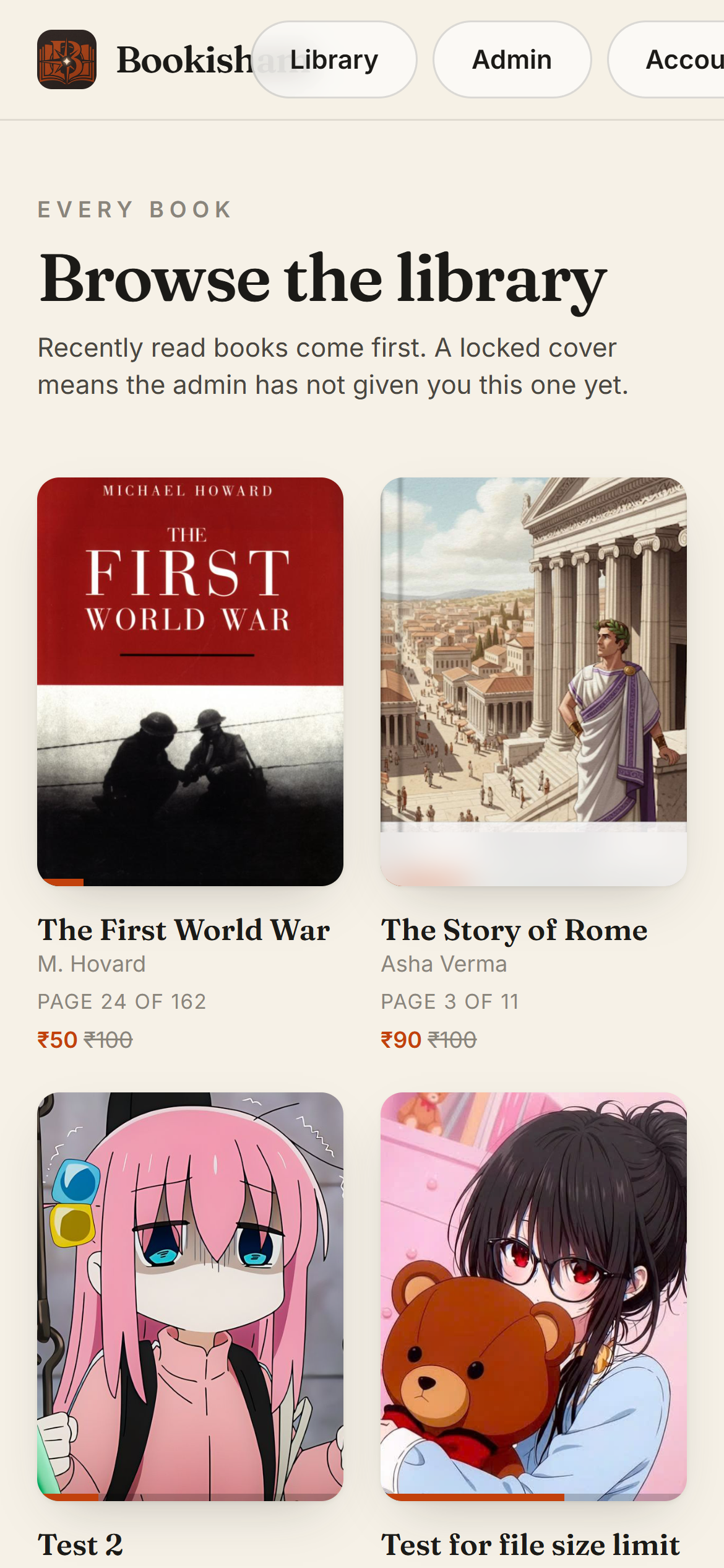 Browse on a phone