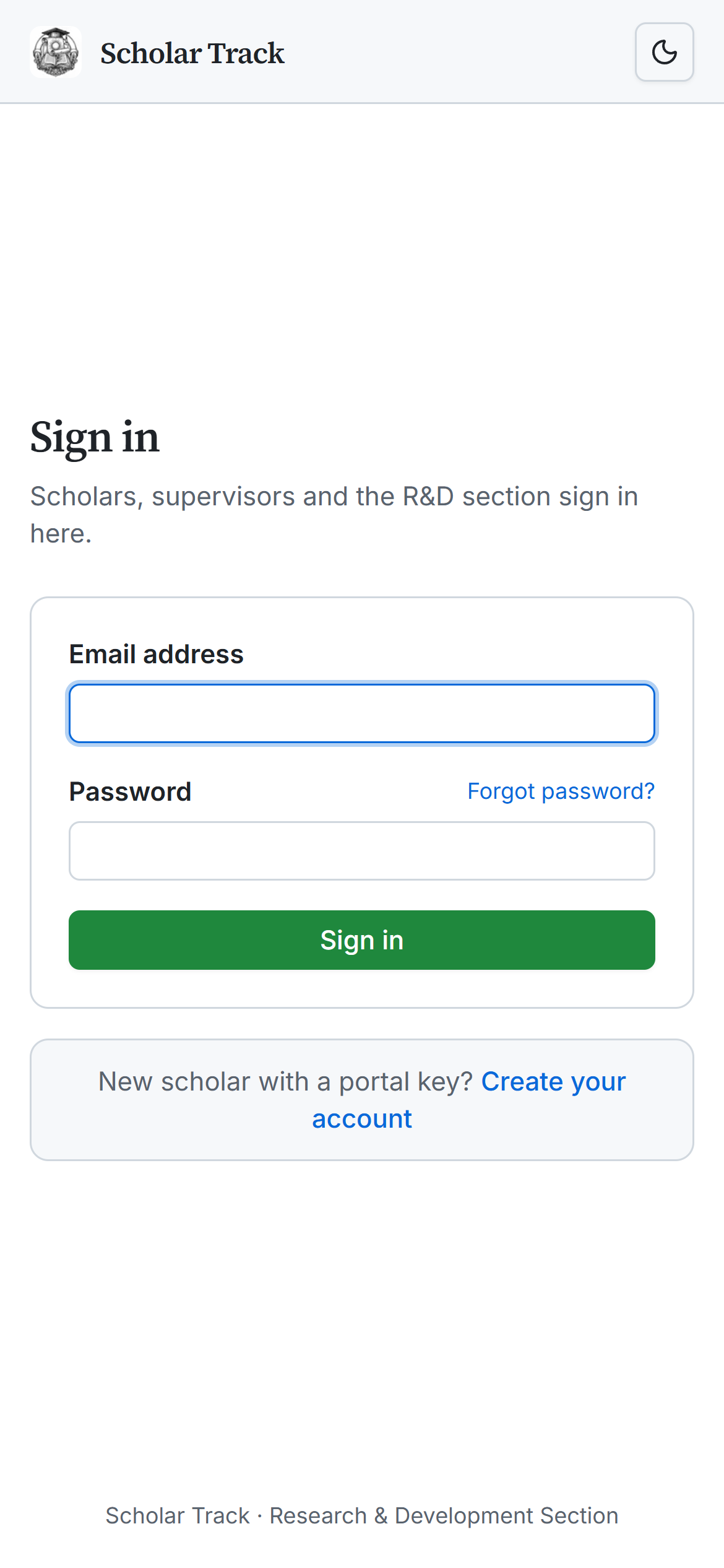 Sign in